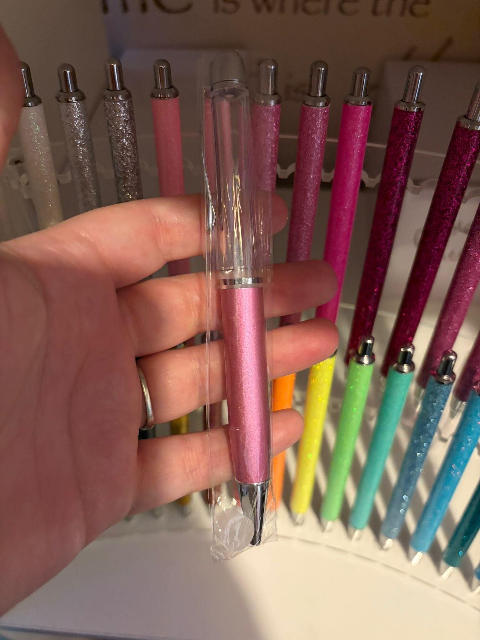 Snowglobe pens