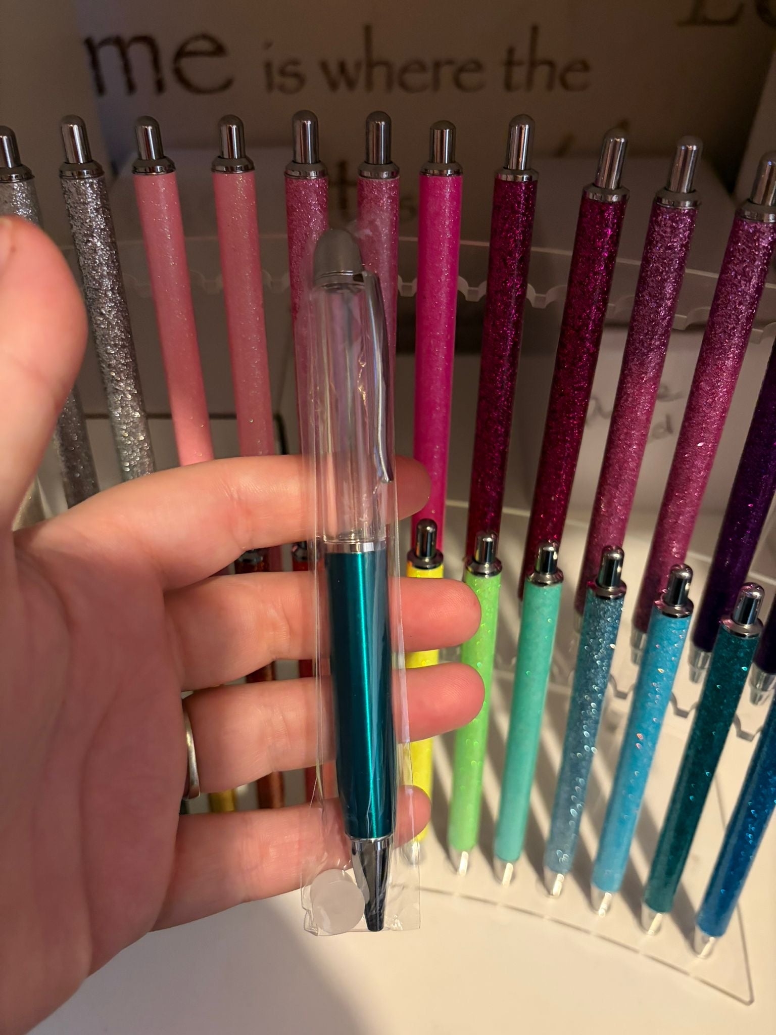 Snowglobe pens