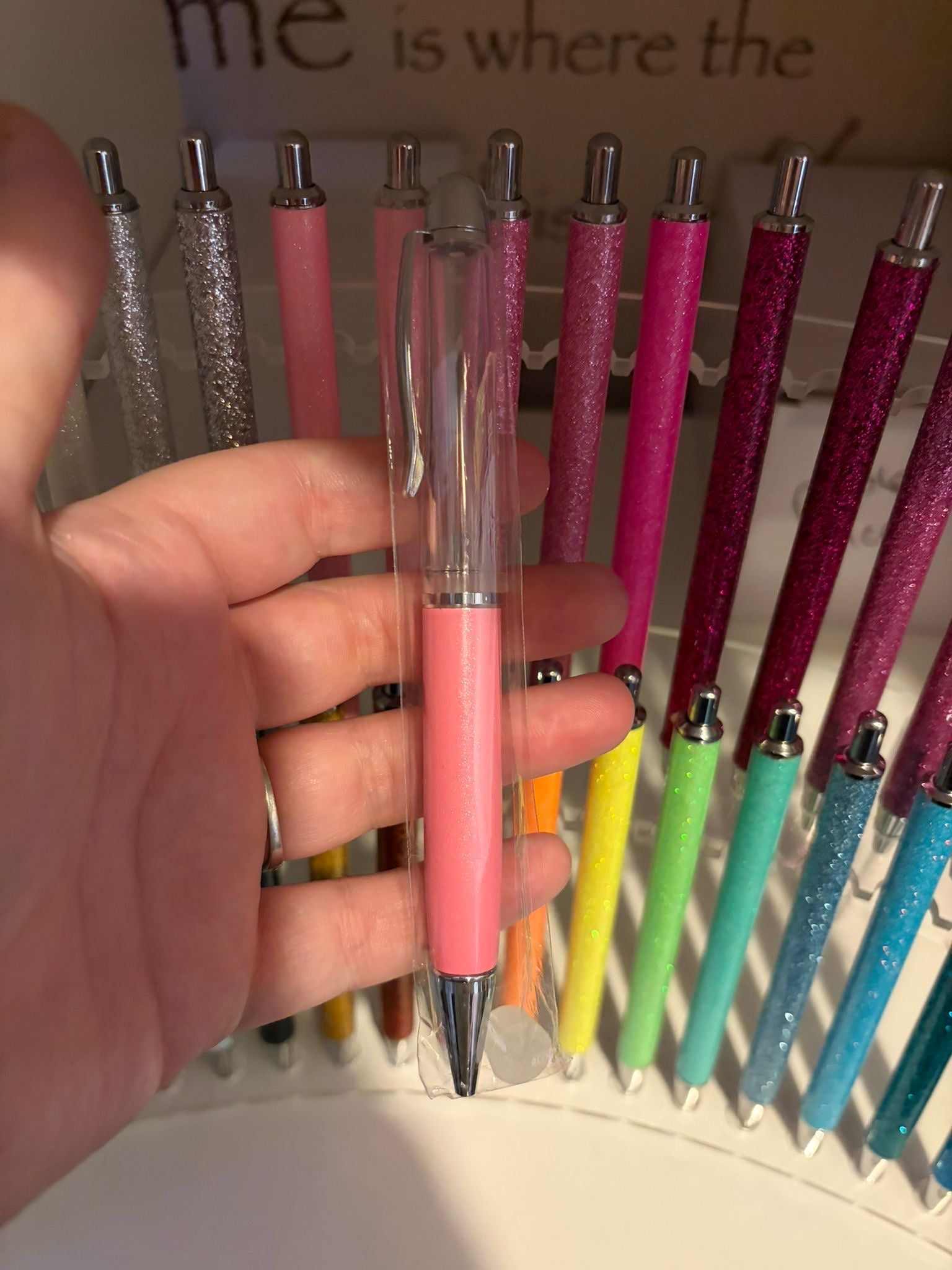 Snowglobe pens